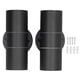 thumbnail image 1 of Aplique de pared exterior GU10 de acero inoxidable, paquete de 2, color negro, con cilindro LED resistente al agua para patios, villas y salas de estar, 220-240 V, 1 of 8