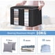 thumbnail image 2 of RV Juego de 4 Bolsas de Almacenamiento de Ropa, Bolsa de Almacenamiento Grande Debajo de la Cama de 60 * 40 * 35 cm, Gran Capacidad, Plegable, para Edredón, Almohada para Ropa, con Ventana y Asas Reforzadas Gris Sailing Electrónica, 2 of 5