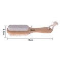 thumbnail image 2 of Dual Side Pumice Stone Artificial Bristle Multi-use Exfoliating Scrub Massage Brush, 2 of 2