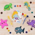 thumbnail image 6 of Under the Sea Party Favors - 12 PCS Ocean Animals Birthday Party Supplies - Sea Bubbles & Paint Crafts - Mermaid Shark Birthday Decorations Goodie Bags Stuffers Gifts Prizes for Kids Girls Toddler, 6 of 8