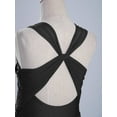 thumbnail image 5 of YUUMIN Ballet Dance Leotard Dress for Girls Latin Jazz Ballroom Dancing Outfit Ballerina Lyrical Wrap Skirt Black 16, 5 of 7