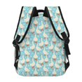 thumbnail image 4 of KLL White Geese and Flower Print Casual Backpack for Men Women,Travel Casual Backpack Outdoor Activities Bag Daypack for Travel Hiking Shopping Daily, 4 of 4