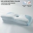 thumbnail image 4 of Memory Foam Pillow under $5! Kadlawus Orthopedic Memory Foam Pillow, Ergonomic Contoured Cervical Support Pillow, Medium Firm Bed Pillow for Neck and Shoulder Pain Relief, Standard Size, 4 of 4