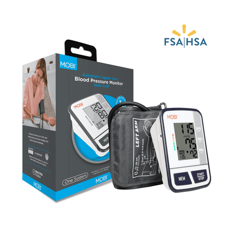 Automatic Upper Arm Blood Pressure Monitor with Cuff