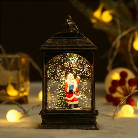 

Christmas Decorations LED Small Round Light New Children s Hand Held Gift Window Display Pendant LED Night Light Mini Water Religion For Christmas Decoration 90ml
