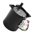 thumbnail image 4 of CHANCS Miniature Low Speed 68KTYZ 110V AC 10r/min Eccentric Shaft Electric Motor with Bracket and Power Cord Switch Plug, 4 of 7