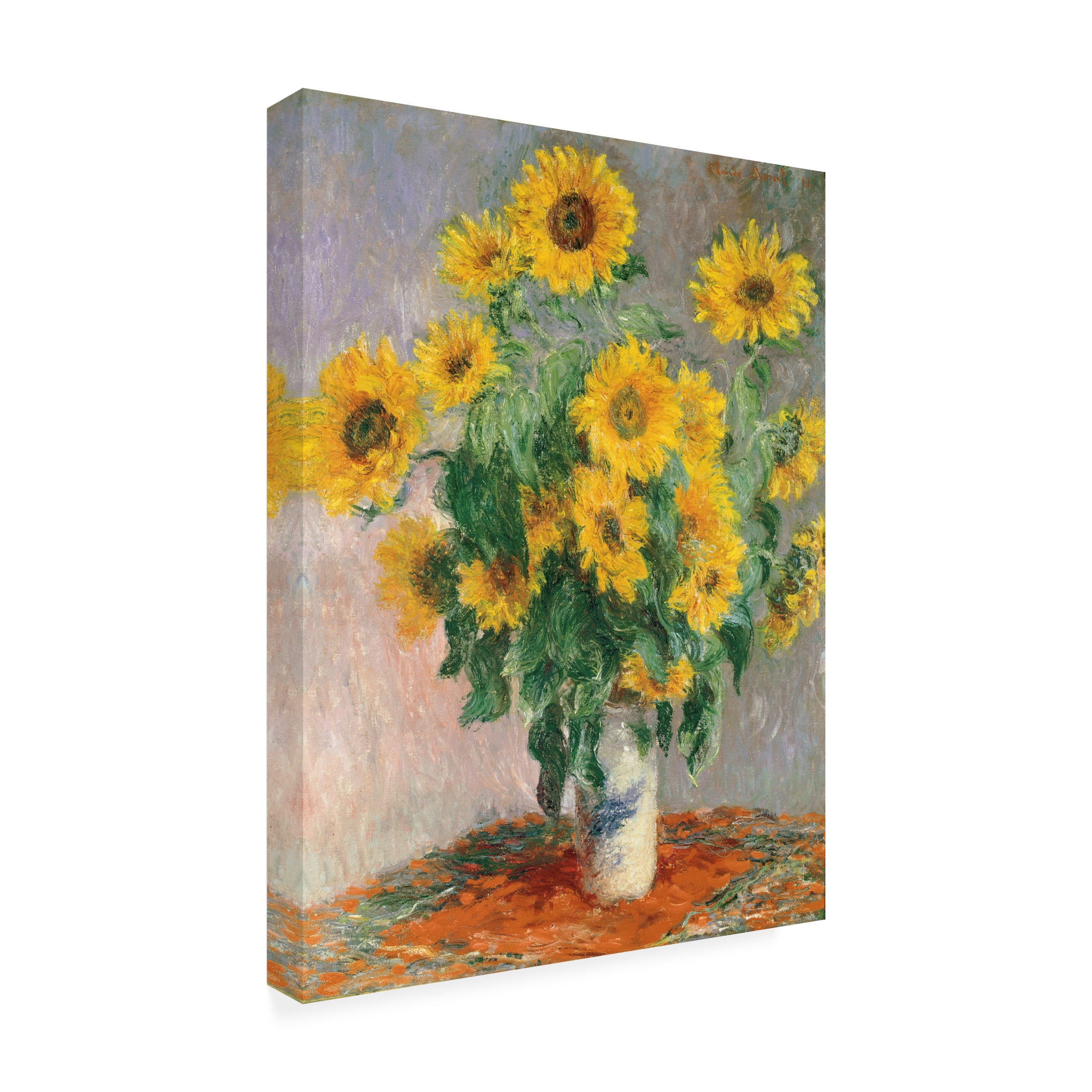 Claude Monet 'Sunflowers' Canvas Art