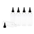 thumbnail image 1 of Esquirla 5Pieces 250ml Empty Refillable Cosmetics Sub Bottles Travel Cover Black Tip Cover, 1 of 8