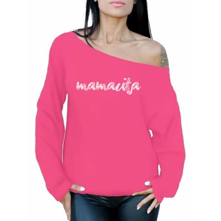 Awkward Styles Mamacita Sweater Mamacita Oversized Clothes Mexican Off The Shoulder Sweatshirt Mamacita Off Shoulder Sweaters for Women Mexican Collection for Ladies Best Mom Sweater Mexican (Best Sweaters In India)