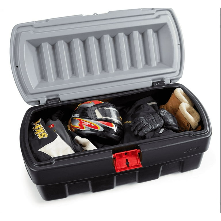 Rubbermaid 48 Gallon Action Packer, Black - Large, Tough, Heavy Rubbermaid 48 Gallon Action Packer, Black - Large, Tough, Heavy
