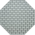 thumbnail image 2 of Furnish My Place Union Indoor/Outdoor Commercial Grey Color Rug, Pet-Friendly, Home Decor Commercial Rug for Living Room, Bedroom, Wedding, Event, Made in USA, 3' Octagon - Set of 3, 2 of 5