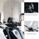 thumbnail image 4 of Parabrisas de plástico transparente de alta definición, deflector de viento universal para motocicletas, bicicletas eléctricas, motocicletas y triciclos, 4 of 8