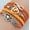 Orange, variant on Forever Love Handmade Braided Leather Friendship Bracelet For Woman or A Girl- Six Colors To Choose