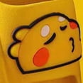 thumbnail image 7 of kpoplk Kids Lightweight Soft EVA Non-Slip Slides Slippers Open Toe Comfy Sandals for Toddler Boys Girls Children Bathroom Shower Summer Pool Beach Slippers(Yellow,11), 7 of 7