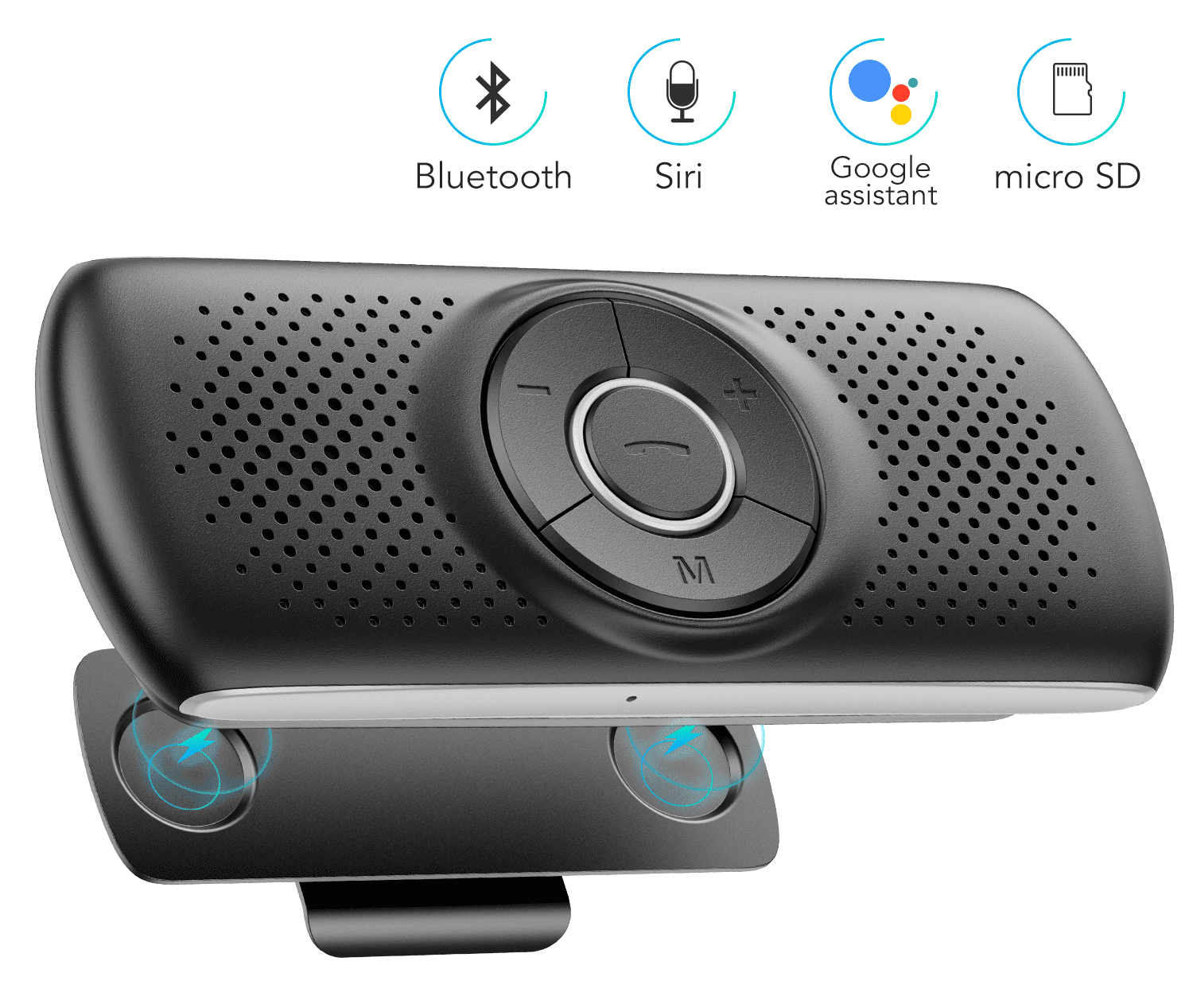 Phone Bluetooth Hands Free Wireless Bluetooth jiulonerst-Portable Car Visor On-Board Bluetooth 