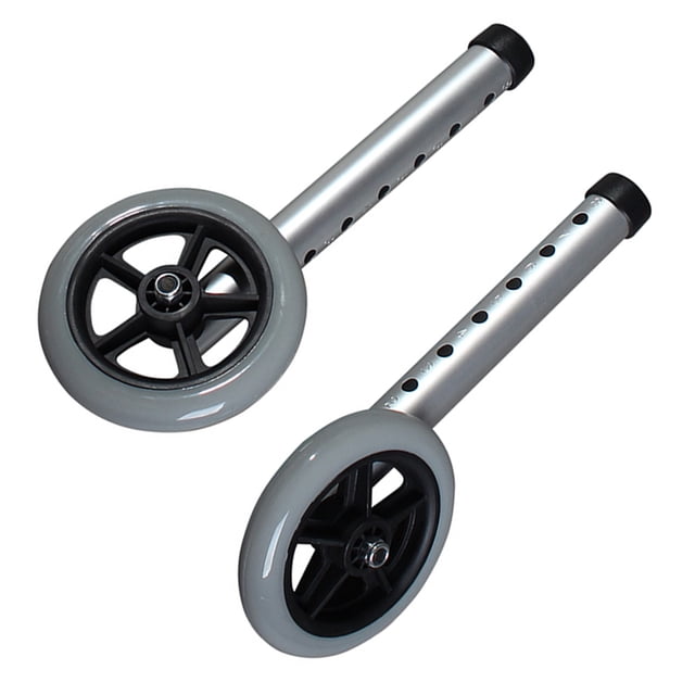TABLZONE 2Ud De Ayuda Para Caminar En Aluminio Con Rodamientos Para Uso En Sillas De