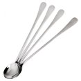 thumbnail image 2 of opvise Home Kitchen Tool 4 Pcs Long Round Stainless Steel Coffee Honey Ice Cream Spoons A, 2 of 7