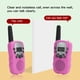 thumbnail image 3 of Radios portátiles para niños T-388 - Juego de 2 unidades en color rosa, comunicación clara sin baterías incluidas  

(158 caracteres)  

Alternativa más corta:  
Walkie talkies infantiles T-388 - 2, 3 of 6