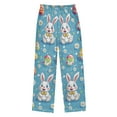 thumbnail image 2 of FORMRS Kids Pajama Pants with Pockets Size 6-8Y Boys Lounge Sleep Bottoms, Easter Bunny Pattern, 2 of 8