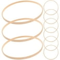 thumbnail image 2 of 10 Pcs Cerceau de Point de Croix Rond en Bambou, Fournitures de Couture, 2 of 9