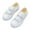 White, variant on TAIAOJING Toddler Hook Loop Canvas Sneakers For Girls Boys Soft Fashion Shoes Lovely 3.5-4Y