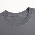 thumbnail image 5 of UNISHE Grey Coastal Vibe T-Shirts for Women Stay Salty Graphic with Palm Tree and Wave Tops, 5 of 6