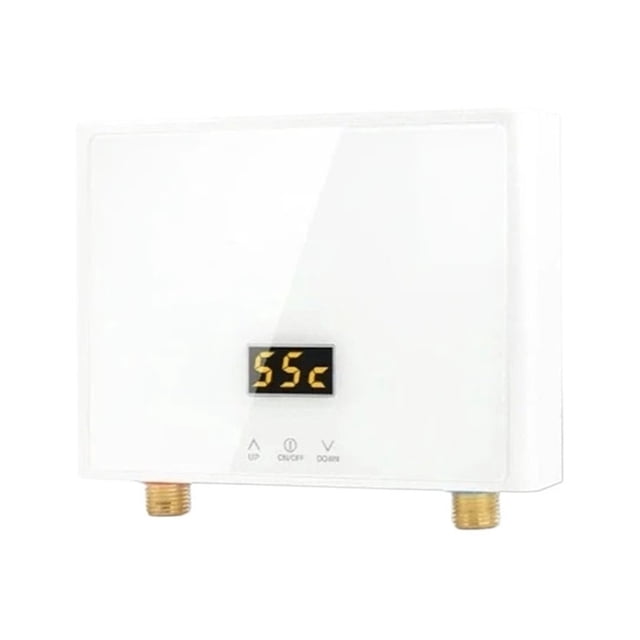 Tankless Instant Electric Water Heater With Touch Panel Remote Control For Kitchen Bathroom Accessory ,Security Protection Design