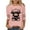 Pink, variant on QUNYINEY Red Women Shirts 3/4 Sleeve Cow Print Crew Neck Casual Tops Drop Shoulder Loose Pullover T-Shirts Women's Tops