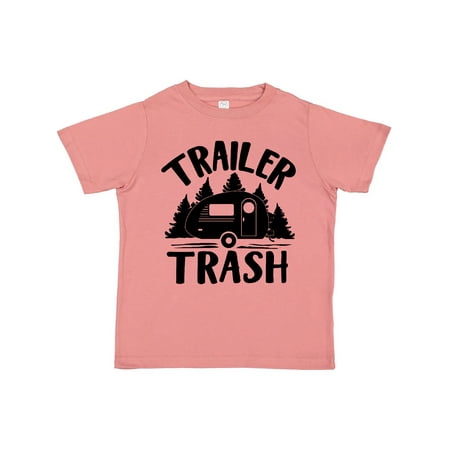 

Inktastic Trailer Trash- Camping Humor Gift Toddler Boy or Toddler Girl T-Shirt