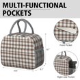 thumbnail image 6 of Womens Green and Red Christmas Plaid Pattern Lunch Box for Work,Insulated Lunch Bag for Women,Loncheras Para Mujer,Leakproof Adult Lunch Bag for Work,Beach,Travel,Picnic,Camping, 6 of 7