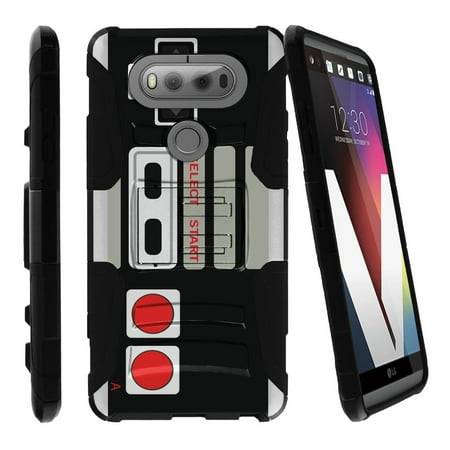 LG V20 Case | V20 Case Shell [Clip Armor]- Premium Defender Case Hard Shell Silicone Interior with Kickstand and Holster by Miniturtle® - Game Controller (The Best Defender In The Game)