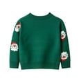 thumbnail image 2 of SILVERCELL 12M-6T Toddler Boy Girl Ugly Christmas Sweater Funny Deer Xmas Tree Knitted Pullover Sweaters, 2 of 8