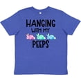 thumbnail image 3 of Inktastic Easter Hanging with My Peeps Pastel Bunnies Youth T-Shirt, 3 of 5