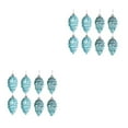 thumbnail image 1 of Maytalsory 8pieces Plastic Pine Tree Hanging Conveniently Designed Decorations For Easy Lake Blue 2Set, 1 of 6
