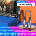 HIFI DAC earphone Amplifier USB Type C to 3.5mm Headphone Jack audio