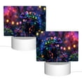 thumbnail image 2 of Haiem Glowing Chameleon Fantasy Art Pattern Acrylic Night Light Gift with 3 Color ModesTouch-Sensitive LED Lamp Perfect Gift for Mother's Day, Birthday, or Christmas, 2 of 9