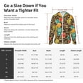 thumbnail image 5 of Kdxio Robot and Monsters Print Women Men Sun Protection UPF 50+ Jackets Zip Up Long Sleeve Hoodie Hiking Lightweight with Pockets, 5 of 7
