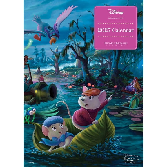 Disney Dreams by Thomas Kinkade Studios 2027 Monthly/Weekly Engagement Calendar, (Paperback)