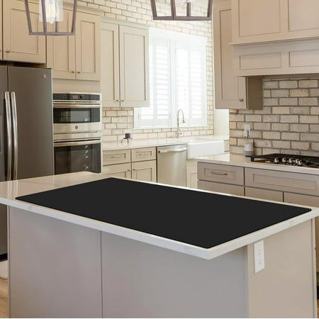 

Extra Large Silicone Mat 31.5x23.6 Inch Heat Resistant Mat for Kitchen Counter Non Stick Silicone Baking Mat for Dough and Pastry Thick Silicone placement Countertop Protector Black countertop mat
