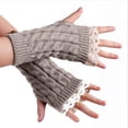 thumbnail image 2 of Holzlrgus Gloves Mittens Men Winter Warm Solid Gloves Fingerless Casual Women's Gloves Women Mittens, 2 of 4