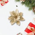 thumbnail image 5 of ZZyuan Christmas Artificial 3 Layer Glitter Stereo Simulation Ornaments Christmas Decorations For Christmas Tree Wreath Garland Box Holiday Xmas Home Decor 2 Pack, 5 of 7