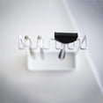 thumbnail image 3 of Bewildely Soporte para cepillo de dientes, estante de hierro forjado para baño, estante de almacenamiento de artículos de tocador para baño no Almacenamiento y organización del hogar Blanco Bewildely HA024981-02, 3 of 6