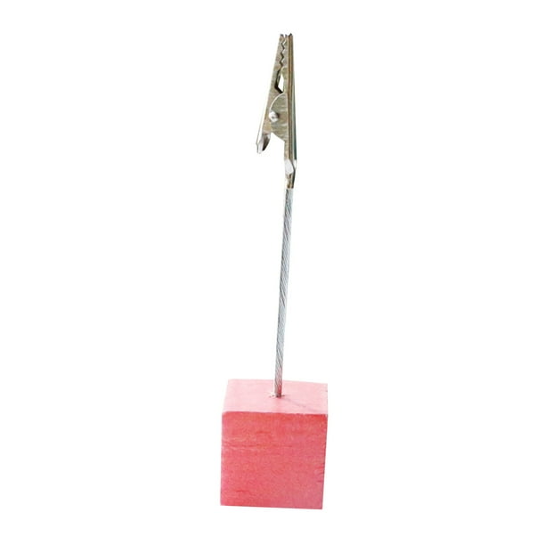 Clip para notas de colores cuadrados, clip para notas, clip de escritorio, clip para postales, clip para mensajes