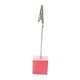 thumbnail image 1 of Clip para notas de colores cuadrados, clip para notas, clip de escritorio, clip para postales, clip para mensajes, 1 of 4