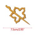 thumbnail image 3 of Giunmcul up to 50% Off Wooden Brooch Pin with Cute Image Design Brooch, Sweater Clip, Vintage Shawl Pin Natural Wooden Brooch Pin, 3 of 3