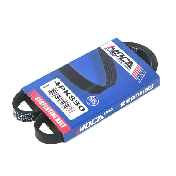 MOCA AUTOPARTS 4PK830 Serpentine Belt for 15-10 Bmw 760Li V12 6.0L & 97-95 Pontiac Sunrunner L4 1.6L & 95 Toyota MR2 L4 2.2L & 95 Toyota MR2 L4 2.0L and More
