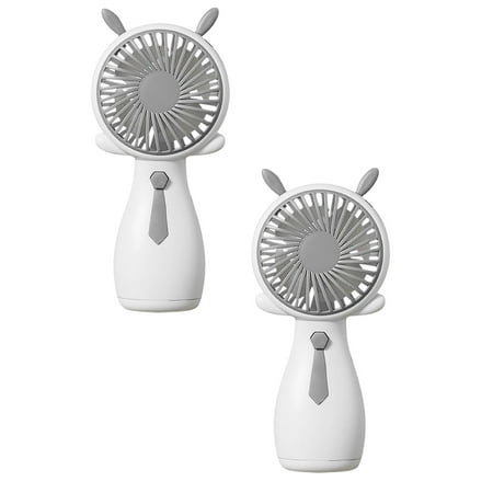

2PCS NGHnuifg Handheld Fan Clip Fan Battery Operated Fans For Camping Small Table Fan Camping Fans Rechargeable Phone Fan Air Fan
