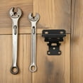 thumbnail image 3 of Miangastore Semi Concealed Hinges Black Cold Rolled Steel For Cabinets 4Pcs, 3 of 8
