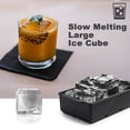thumbnail image 6 of Holytech Large Ice Cube Tray with Lid, Stackable Big Silicone Square Ice Cube Mold for Whiskey Cocktails Bourbon Soups Frozen Treats, 6 of 7