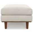thumbnail image 6 of Simpli Home Morrison 49 inch Wide Mid-Century Modern Table Ottoman in Cream White Woven-Blend Fabric, 6 of 9